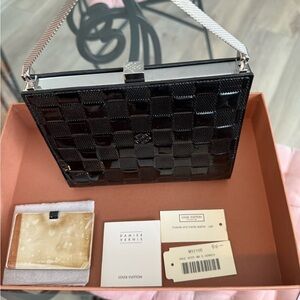 Louis Vuitton Damier Vernis Ange Noir MM  - Rare Vintage Full Inclusion